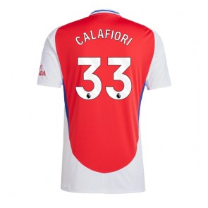 Arsenal Riccardo Calafiori #33 Hjemmebanetrøje 2024-25 Kort ærmer